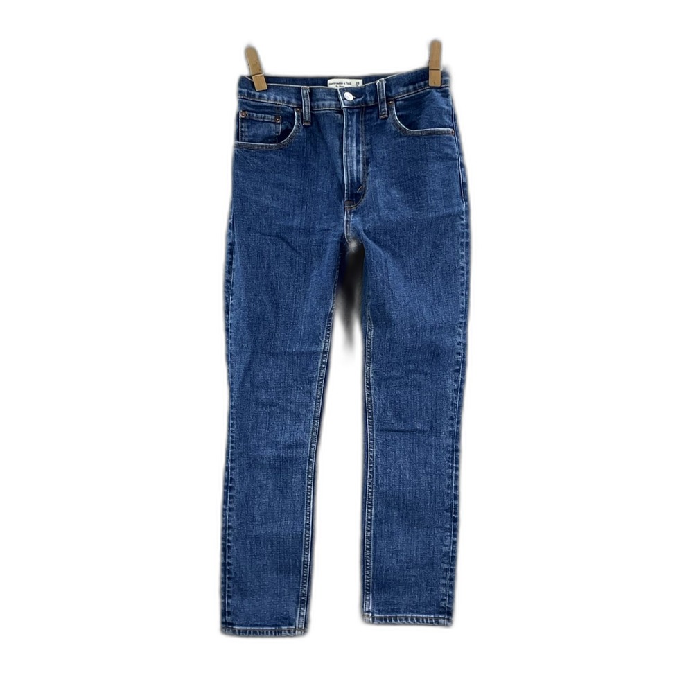 Abercrombie & Fitch Skinny High Rise Jeans Womens 26/2S Preppy Academia Skate